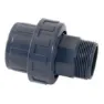 Cepex 02368 Ø2 1/2x2 1/2 Union Bsp Hunn X Hann Gjenger Epdm O-ring unisex, Clear / grey, One Size