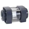 Cepex 02398 Ø2 Væskevisir Pmma 4 Bolter Bsp Hunngjenger unisex, Clear / grey, One Size