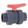Cepex 02475 Ø63 Standard Kuleventil Hunn Solventmuffe O-ringer I Epdm Svart Prikk unisex, Grey, One Size
