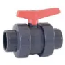 Cepex 02476 Ø75 Standard Kuleventil Hunn Solventmuffe O-ringer I Epdm Med Svart Prikk unisex, Grey, One Size