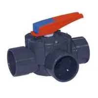 Cepex 15765 Ø50-63 3-veis Roterende Skiveventil Hunn/hann Med Solventuttak Epdm O-ringer Og Silikonpakning unisex Cepex 15765 Ø50-63 3-veis Roterende Skiveventil Hunn/hann Med Solventuttak Epdm O-ringer Og Silikonpakning unisex