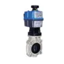 Cepex 30273 Ø90 Pvc-u Butterflyventil Industrielle O-ringer I Epdm Elektrisk Aktuert Ac/dc 24-240v unisex, Grey, One Size