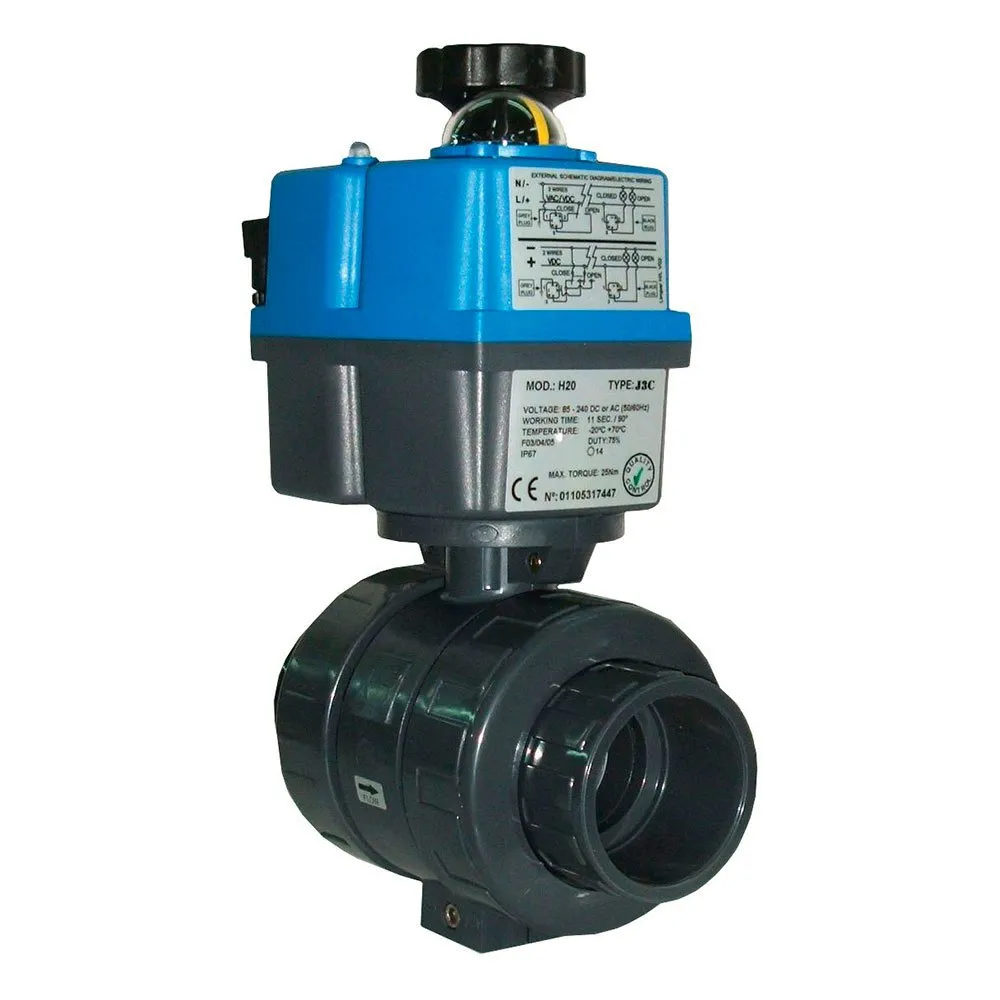 Cepex 31422 Ø25 Pvc-u Kuleventil Industriell Ptfe-epdm Elektrisk Aktuert Ac/dc 80-240v unisex, Grey, One Size Cepex 31422 Ø25 Pvc-u Kuleventil Industriell Ptfe-epdm Elektrisk Aktuert Ac/dc 80-240v unisex, Grey, One Size