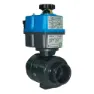 Cepex 31422 Ø25 Pvc-u Kuleventil Industriell Ptfe-epdm Elektrisk Aktuert Ac/dc 80-240v unisex, Grey, One Size