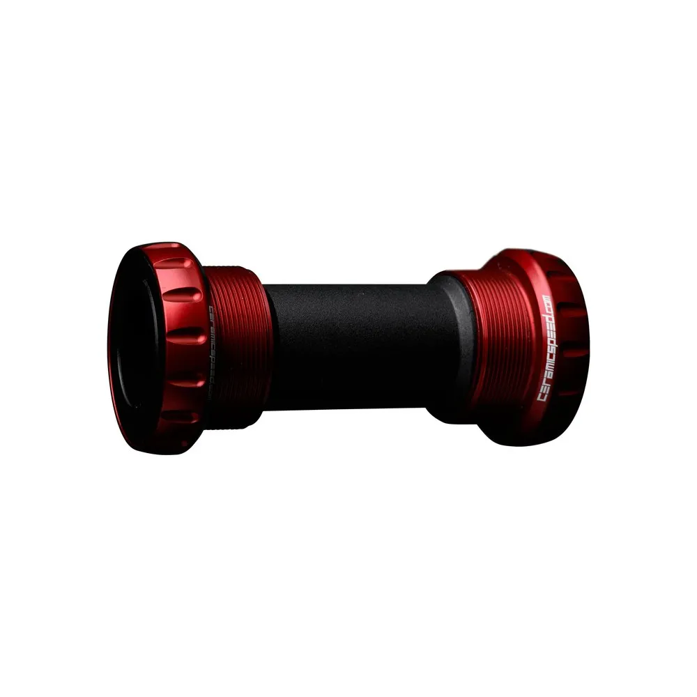 CeramicSpeed Bsa M Gxp Coated 68 Mm 24 / 22.2 Mm Kranklager, Red, One Size