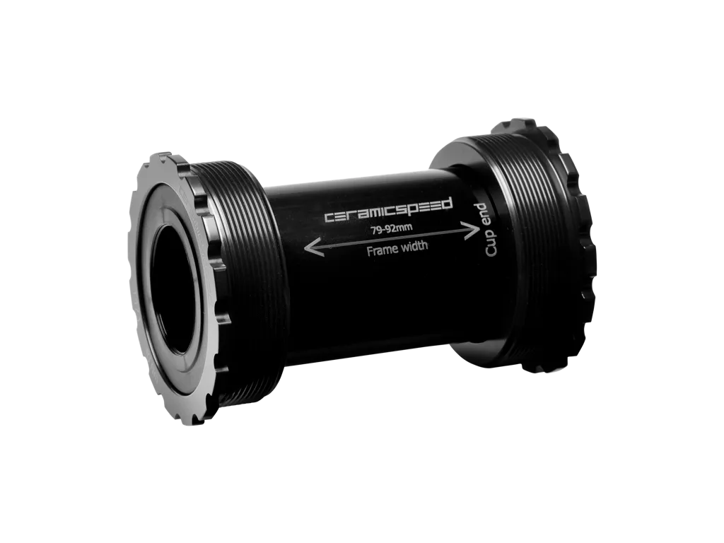 CeramicSpeed krankboks til Shimano 24mm T47/86, Black, 85.5/86.5mm