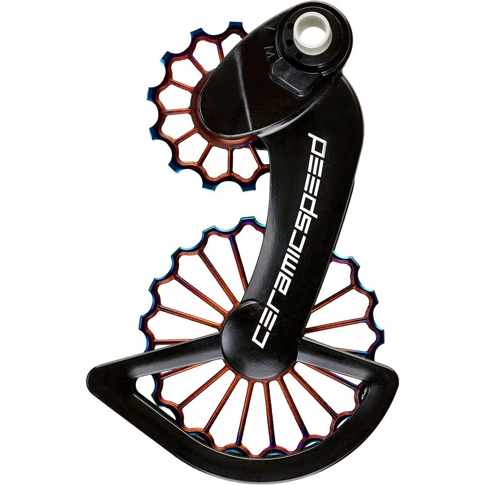 CeramicSpeed Ospw 3d Hollow Campagnolo 12s Jockeyhjulsystem, Black / oil slick, 13-19t