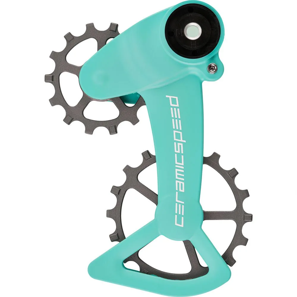 CeramicSpeed Ospw X Cerakote Sram Eagle Axs Jockeyhjulsystem, Turquoise / silver, 14-18t
