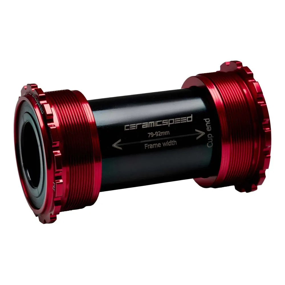 CeramicSpeed T45 Sram Gxp Coated Kranklagerkopper, Red, 82.5mm