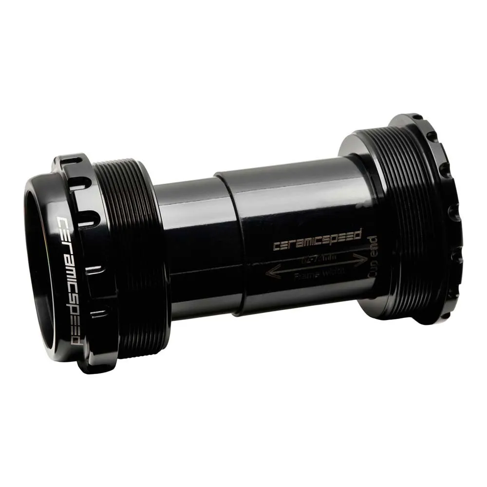 CeramicSpeed T47a Campagnolo Pro-tech Gravel Coated Kranklagerkopper, Black, 77mm CeramicSpeed T47a Campagnolo Pro-tech Gravel Coated Kranklagerkopper, Black, 77mm