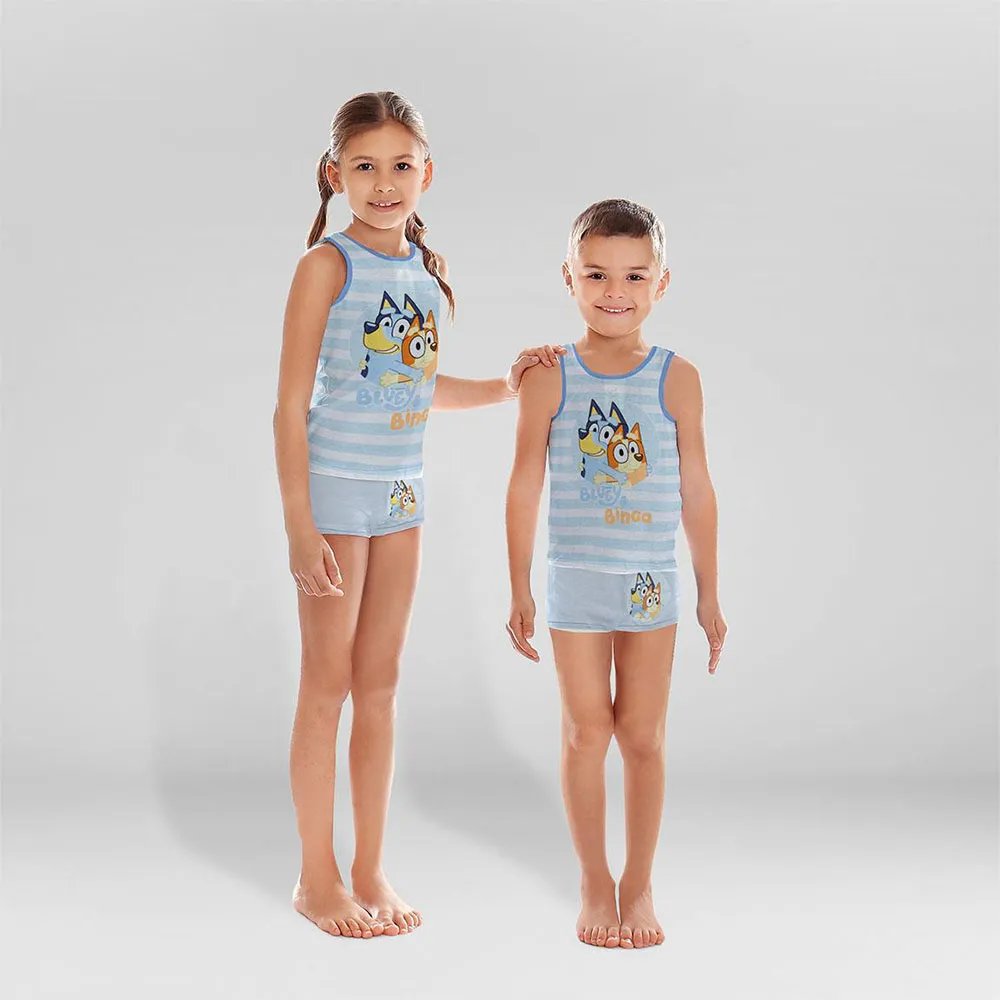 Cerda Group Bluey Ermeløs Pysjamas, Light blue, 5Y Cerda Group Bluey Ermeløs Pysjamas, Light blue, 5Y