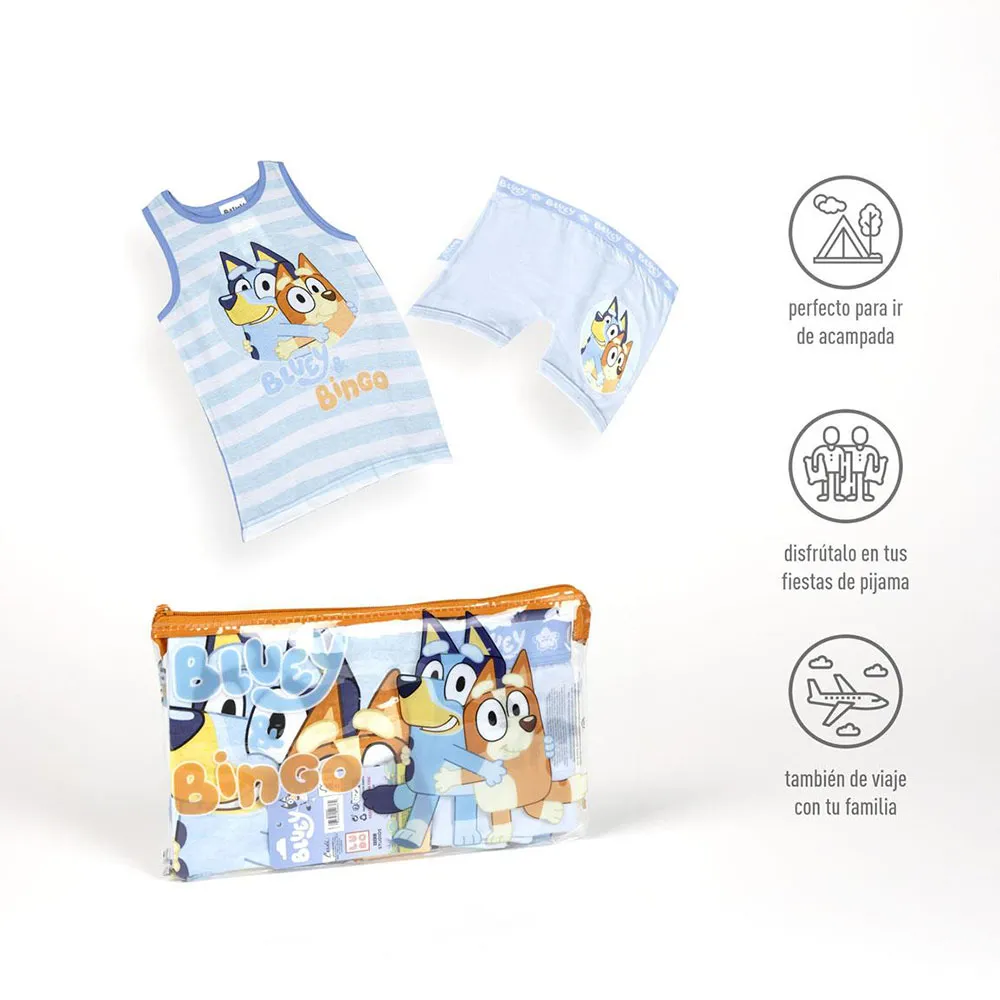 Cerda Group Bluey Ermeløs Pysjamas, Light blue, 5Y Cerda Group Bluey Ermeløs Pysjamas, Light blue, 5Y