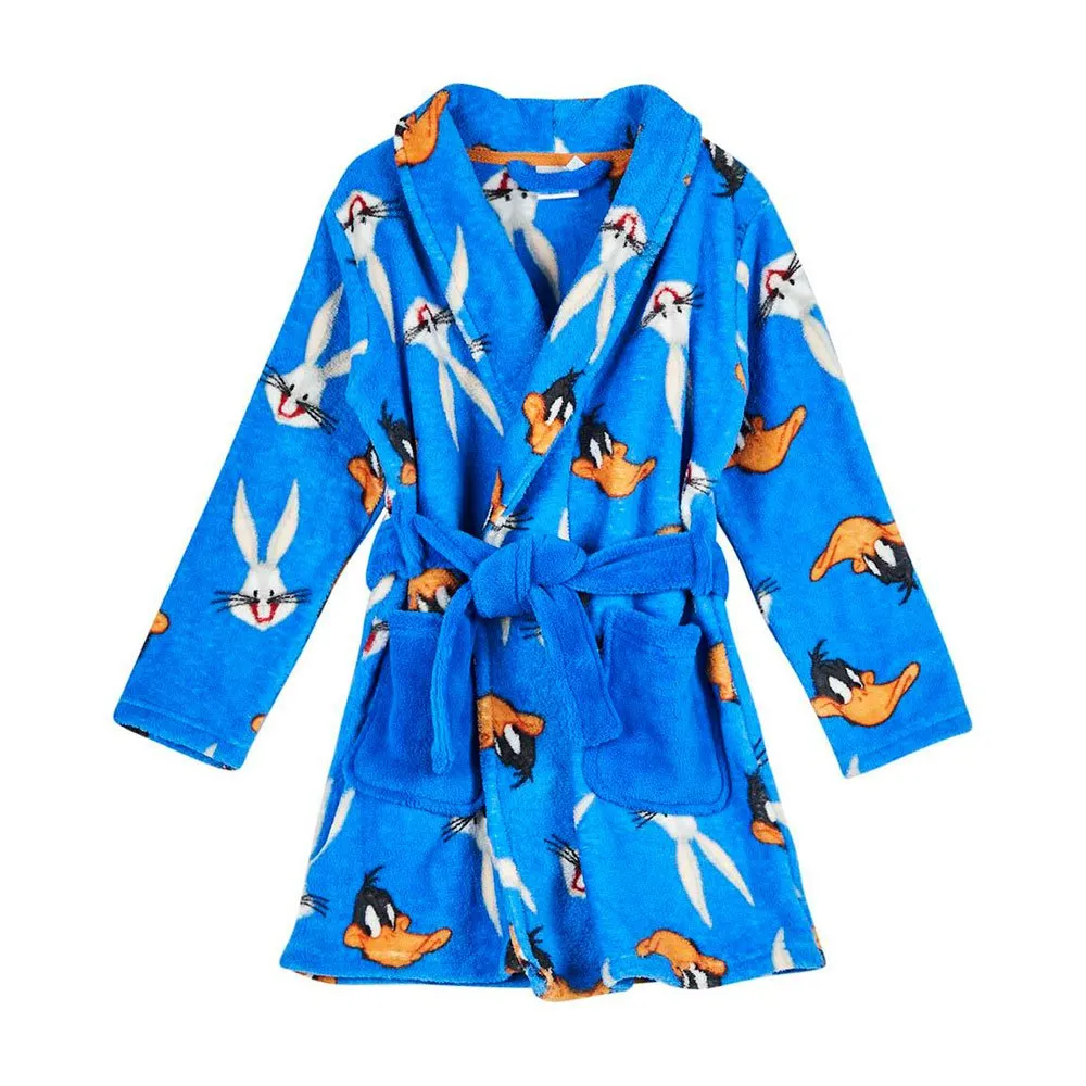 Cerda Group Coral Fleece Looney Tunes Morgenkåpe, Blue, 5Y