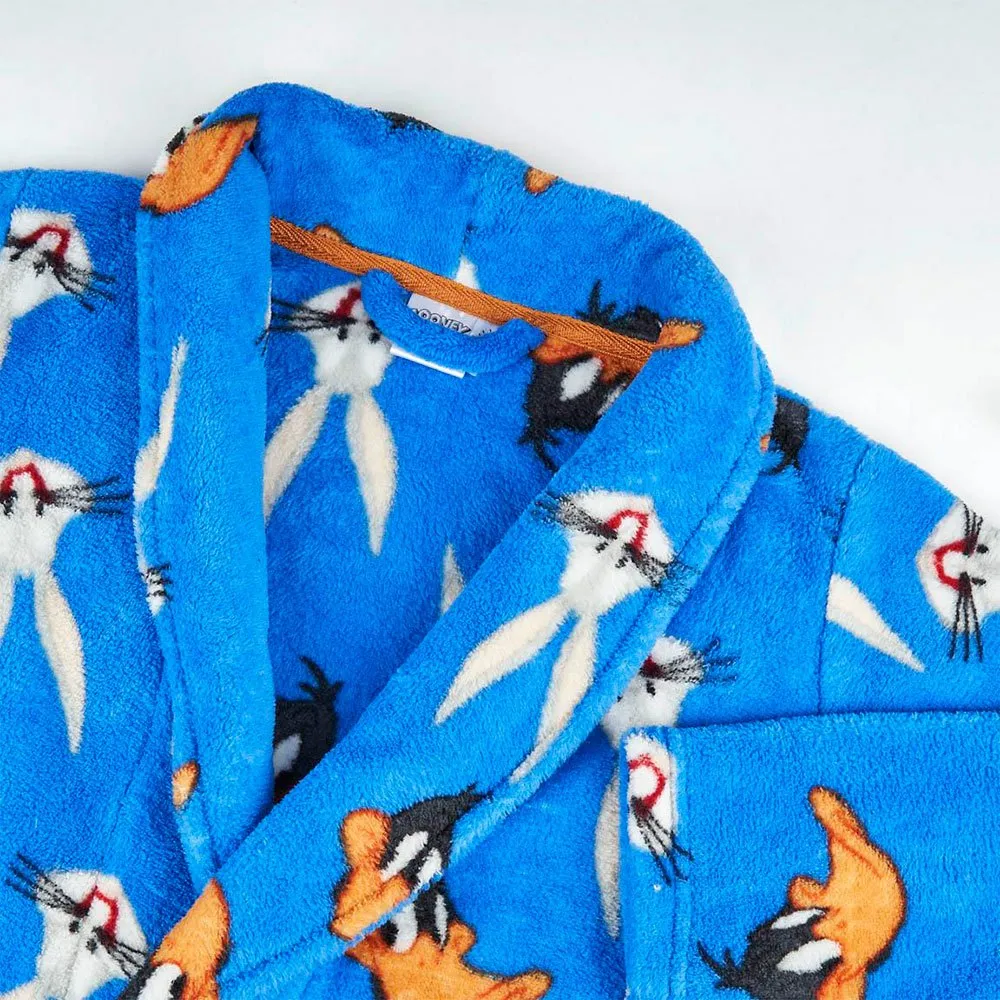 Cerda Group Coral Fleece Looney Tunes Morgenkåpe, Blue, 5Y