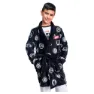 Cerda Group Coral Fleece Marvel Morgenkåpe, Black, 7Y