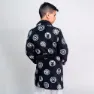 Cerda Group Coral Fleece Marvel Morgenkåpe, Black, 7Y