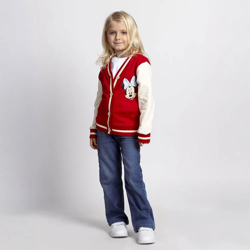 Cerda Group Cotton Brushed Baseball Minnie Jakke Cerda Group Cotton Brushed Baseball Minnie Jakke