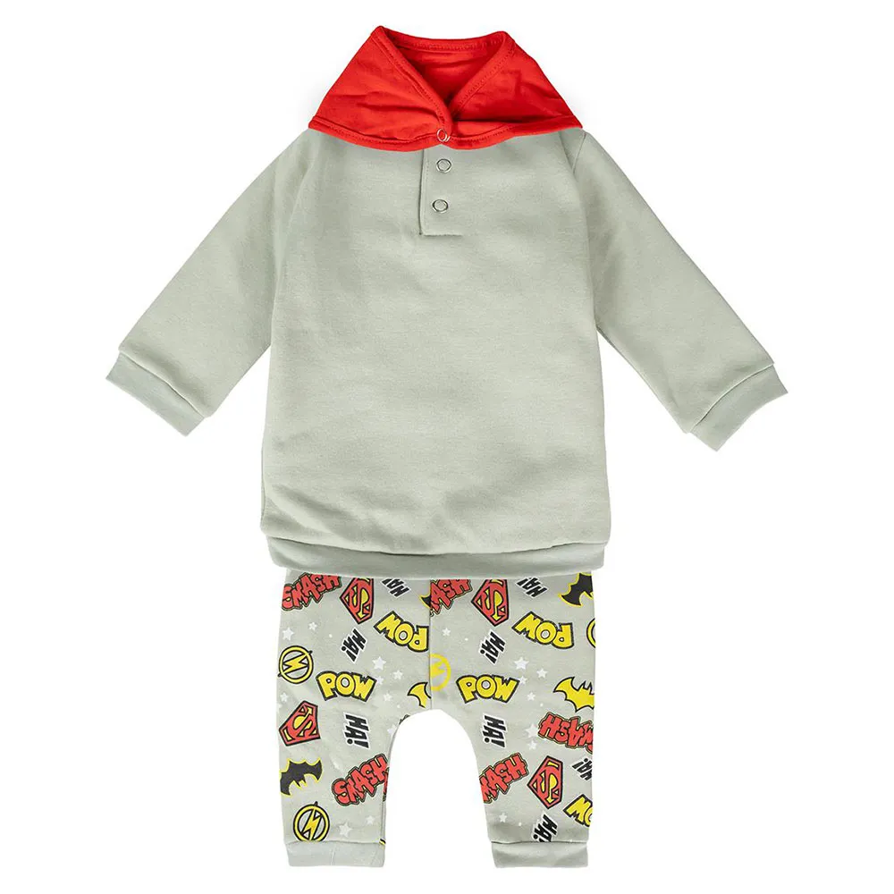 Cerda Group Cotton Brushed Justice League Baby Treningsdress 3 Stykker
