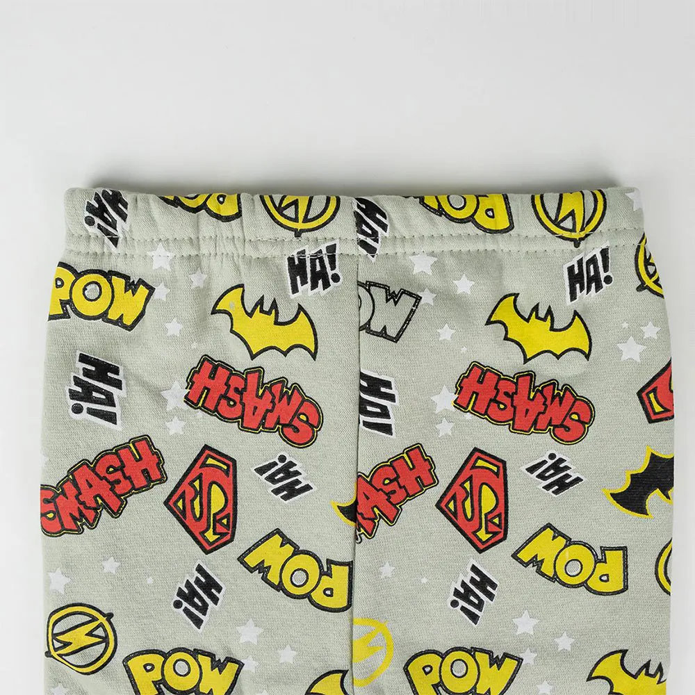 Cerda Group Cotton Brushed Justice League Baby Treningsdress 3 Stykker