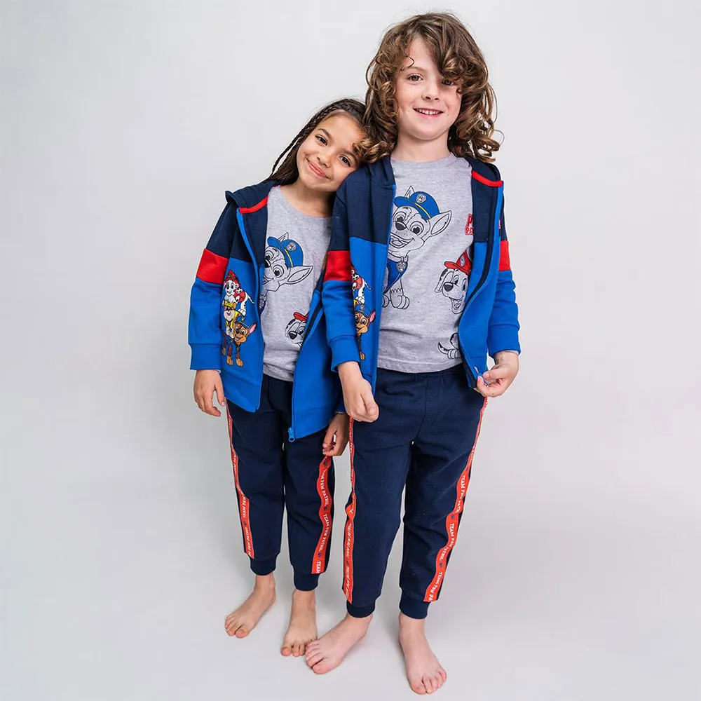 Cerda Group Cotton Brushed Paw Patrol Treningsdress 3 Stykker, Blue