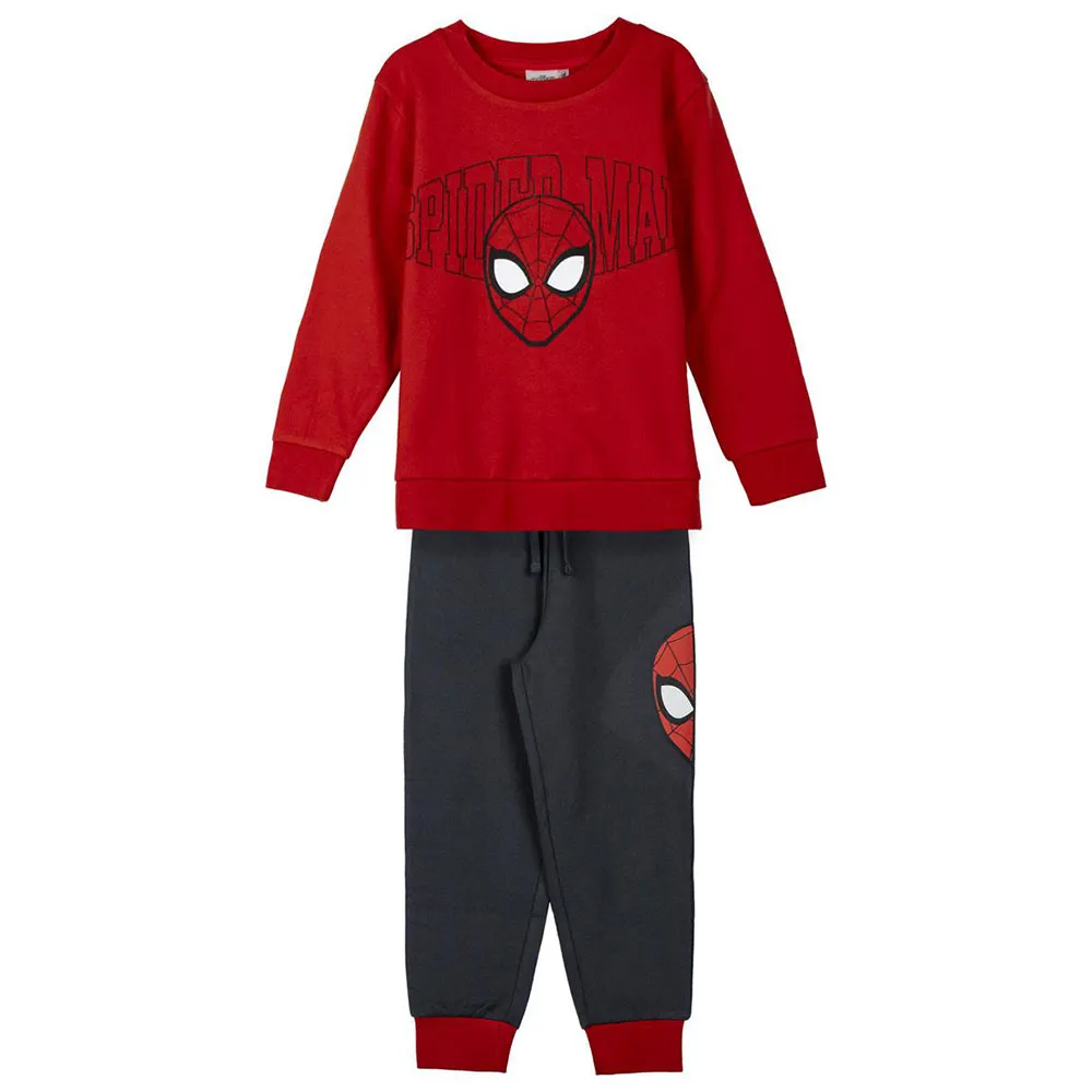 Cerda Group Cotton Brushed Spiderman Treningsdress, Red Cerda Group Cotton Brushed Spiderman Treningsdress, Red