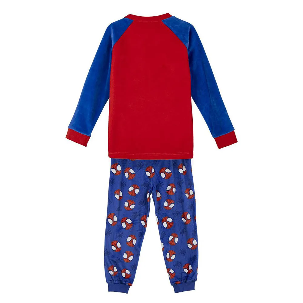 Cerda Group Fleece Applications Spidey Pyjamas Med Lange Ermer, Blue, 4Y