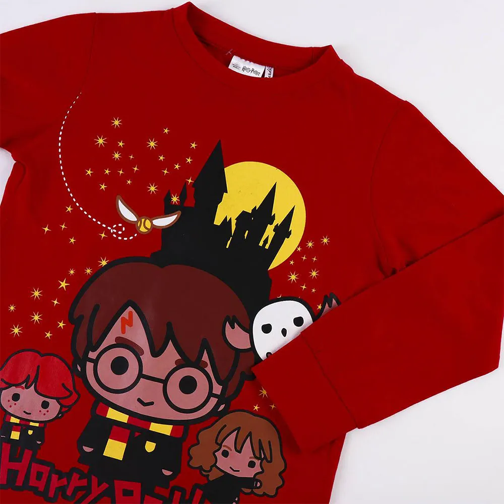 Cerda Group Harry Potter Pyjamas Med Lange Ermer, Dark red / grey, 4Y Cerda Group Harry Potter Pyjamas Med Lange Ermer, Dark red / grey, 4Y