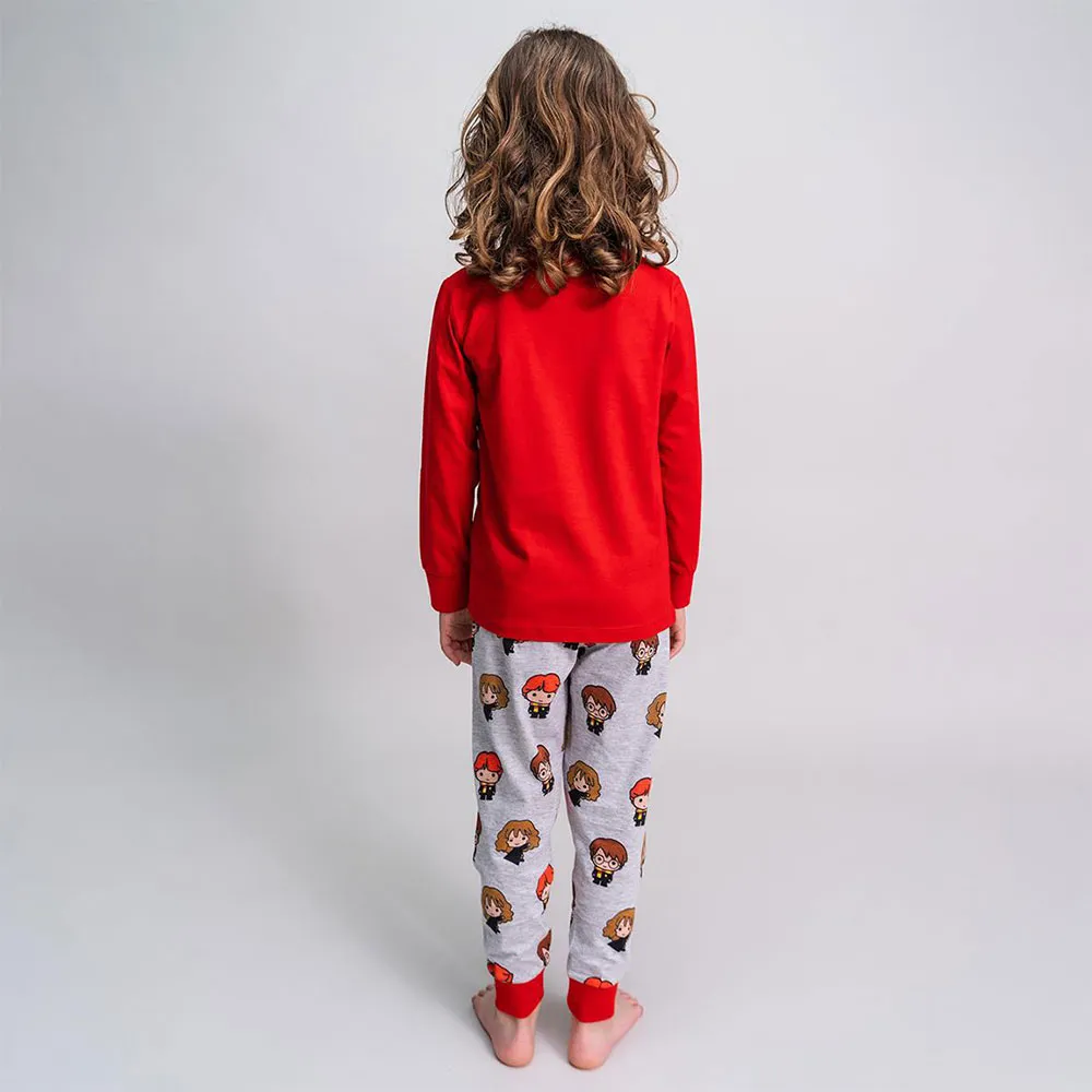 Cerda Group Harry Potter Pyjamas Med Lange Ermer, Dark red / grey, 4Y Cerda Group Harry Potter Pyjamas Med Lange Ermer, Dark red / grey, 4Y