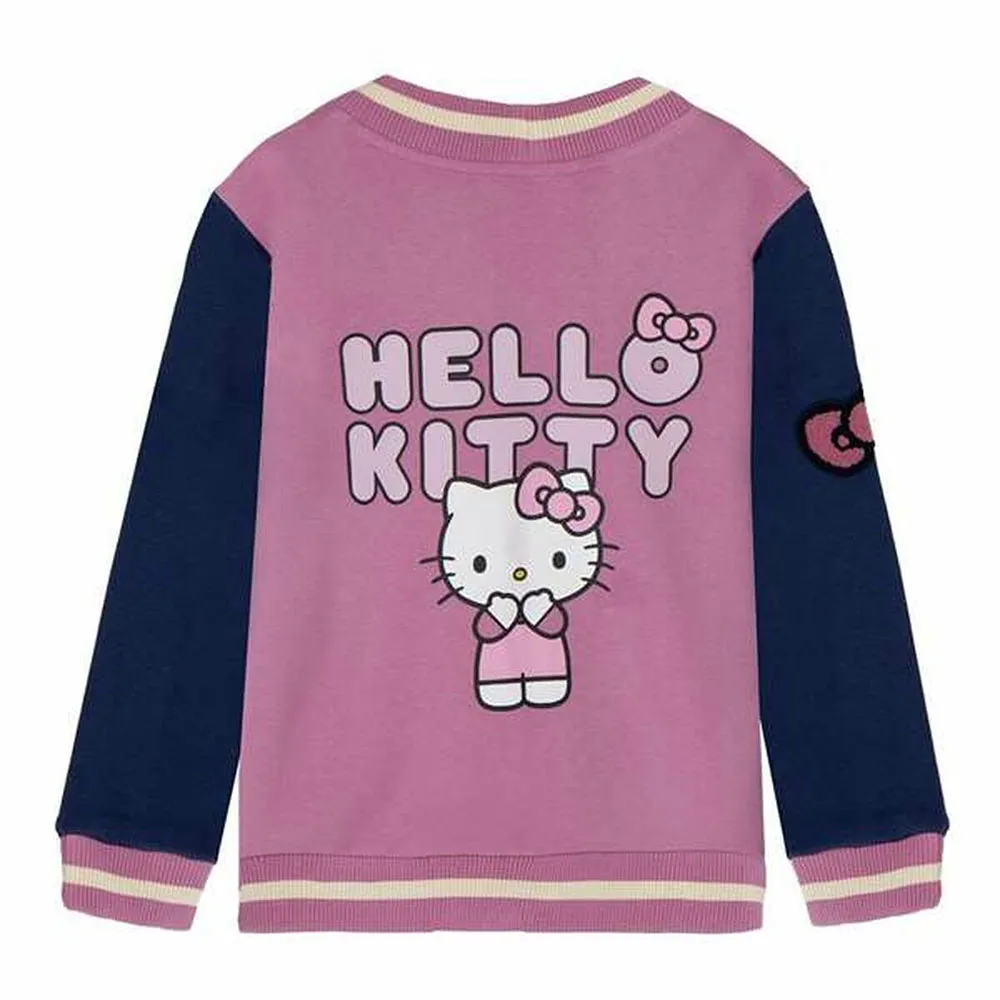Cerda Group Hello Kitty Bomullsbørstet Baseballjakke, Multicolor, 5Y