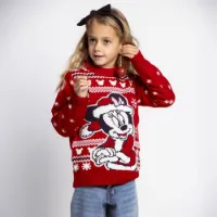 Cerda Group Knitted Christmas Minnie Genser Cerda Group Knitted Christmas Minnie Genser