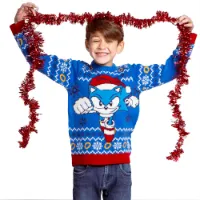 Cerda Group Knitted Christmas Sonic Genser Cerda Group Knitted Christmas Sonic Genser