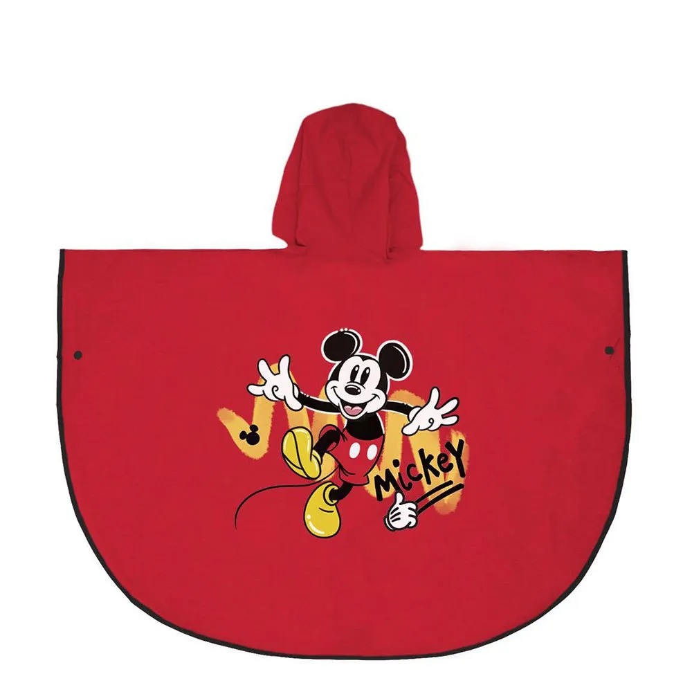 Cerda Group Mickey Poncho, Red, 3-4Y
