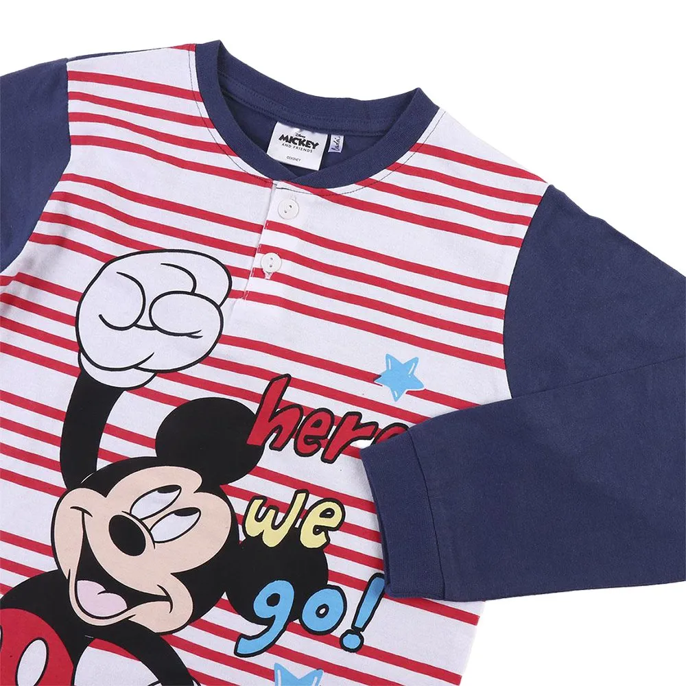 Cerda Group Mickey Pyjamas Med Lange Ermer, Dark blue, 3Y