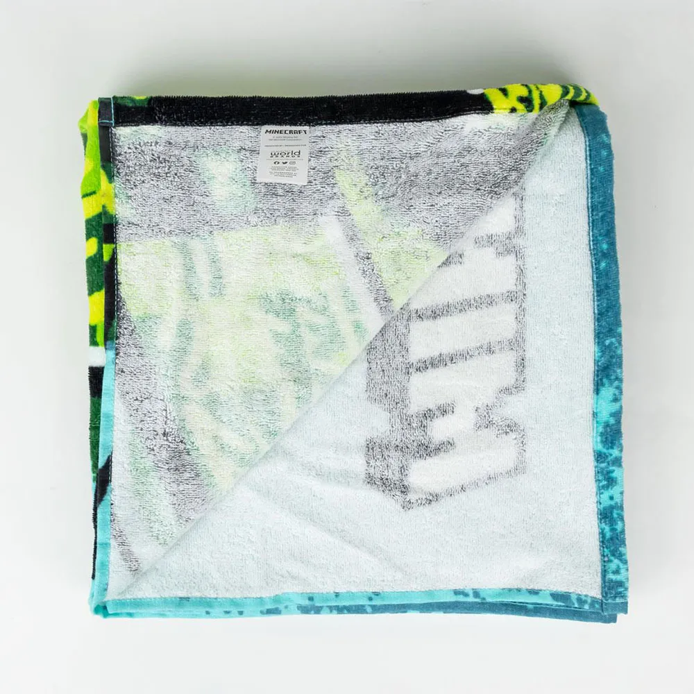 Cerda Group Minecraft Håndkle, Green, One Size