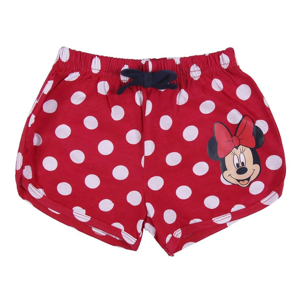 Cerda Group Minnie Kort Ermet Pysjamas, Red, 6Y