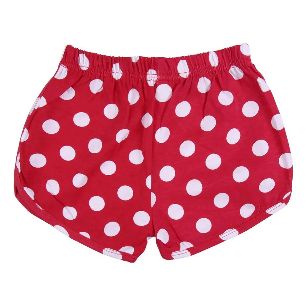 Cerda Group Minnie Kort Ermet Pysjamas, Red, 6Y