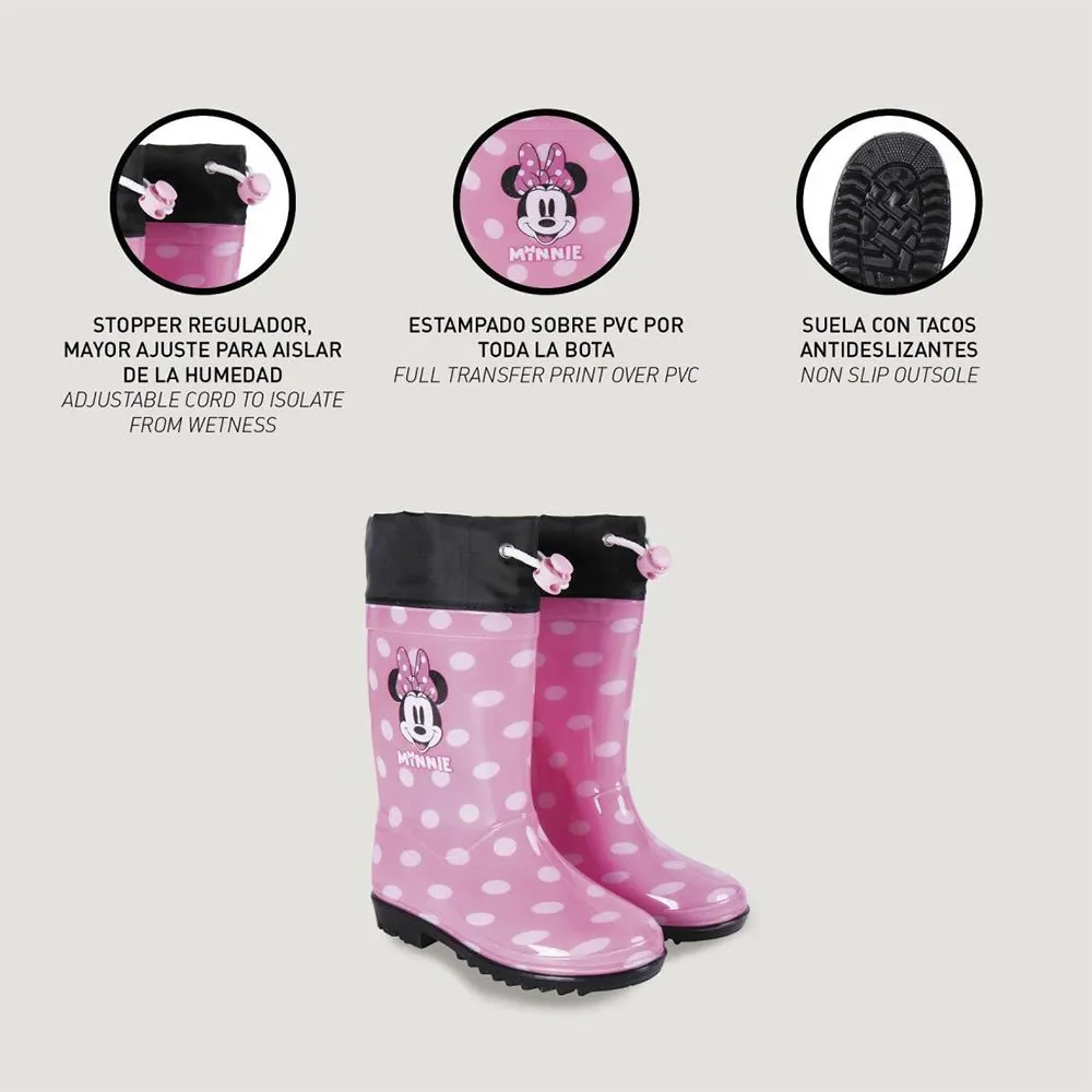 Cerda Group Minnie Regnstøvler, Pink, EU 29