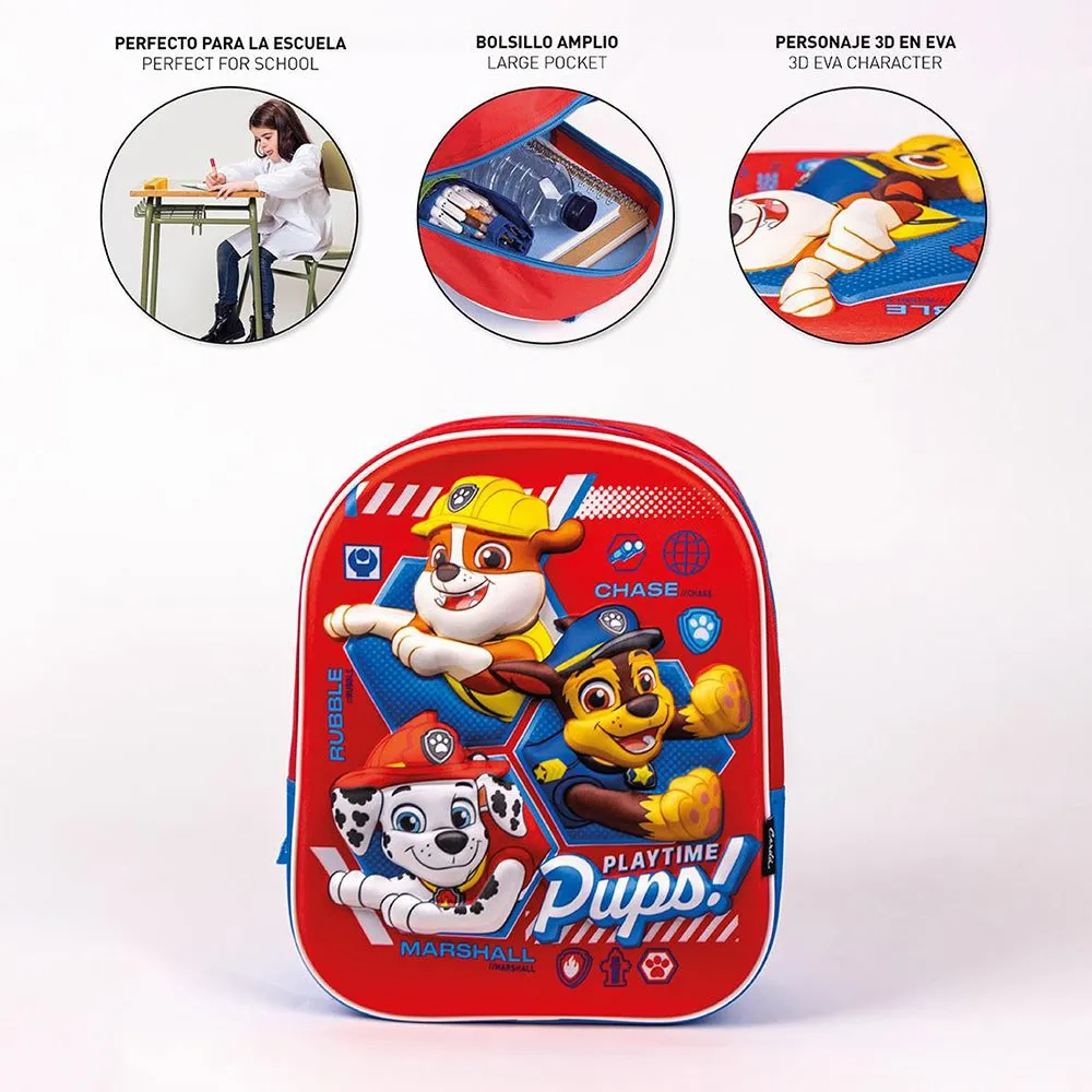 Cerda Group Paw Patrol 3d-ryggsekk, Red