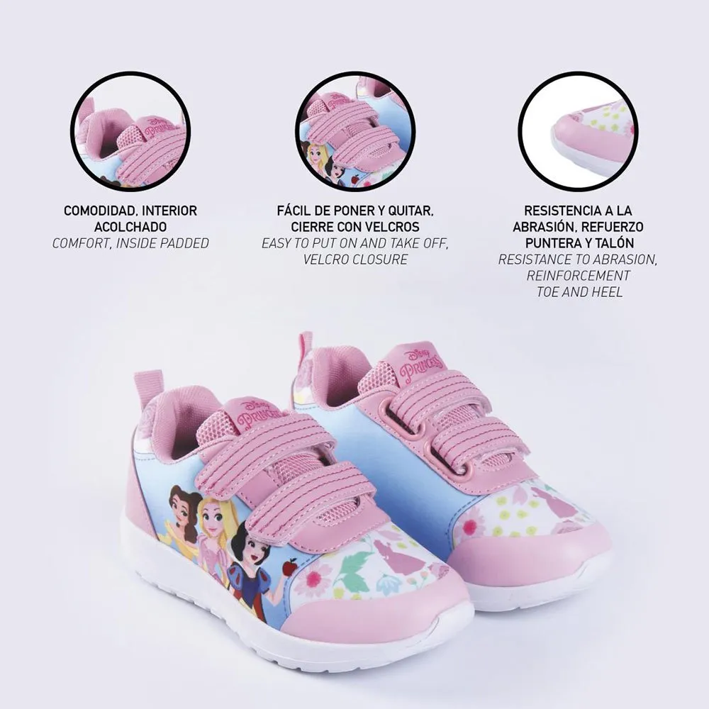 Cerda Group Princess Joggesko, Pink / blue / white, EU 23