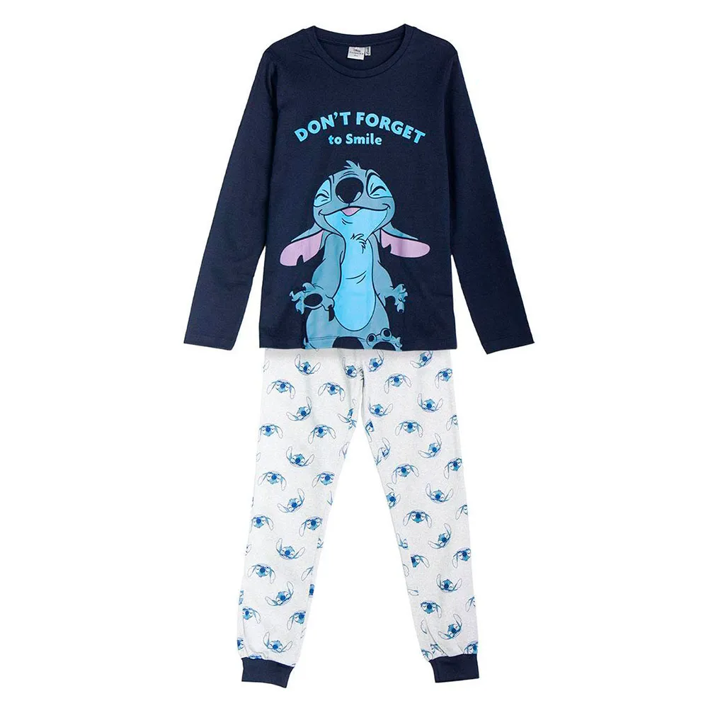 Cerda Group Single Jersey Stitch Pyjamas Med Lange Ermer, Blue, 12Y