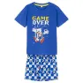 Cerda Group Sonic Kort Ermet Pysjamas, Blue, 6Y