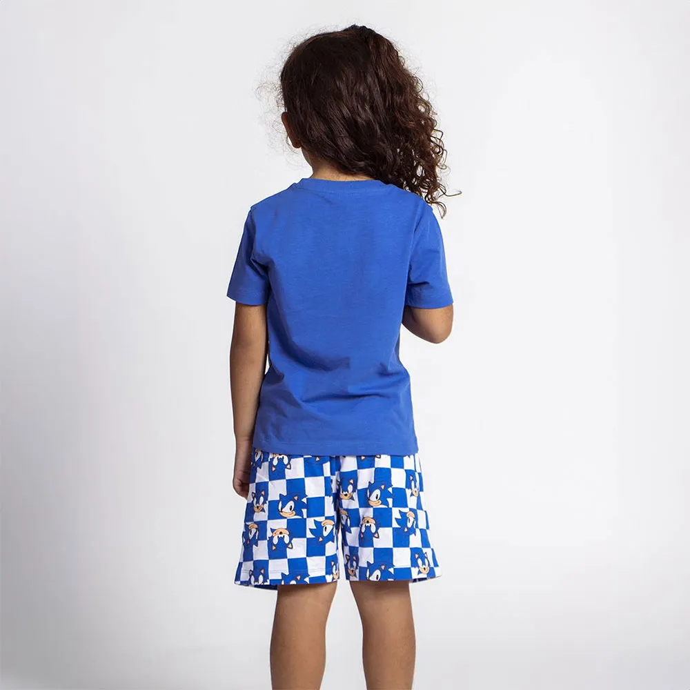 Cerda Group Sonic Kort Ermet Pysjamas, Blue, 6Y Cerda Group Sonic Kort Ermet Pysjamas, Blue, 6Y