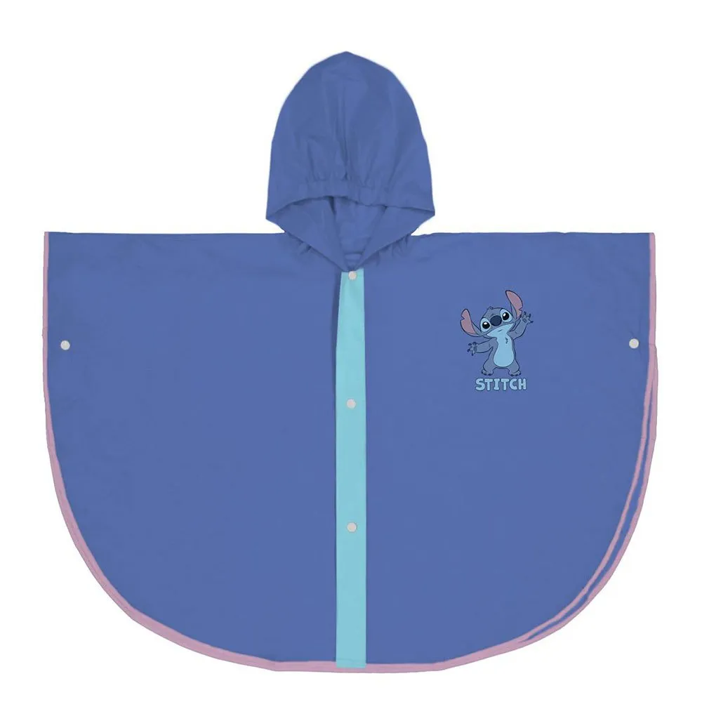 Cerda Group Stitch Poncho, Blue, 3-4Y