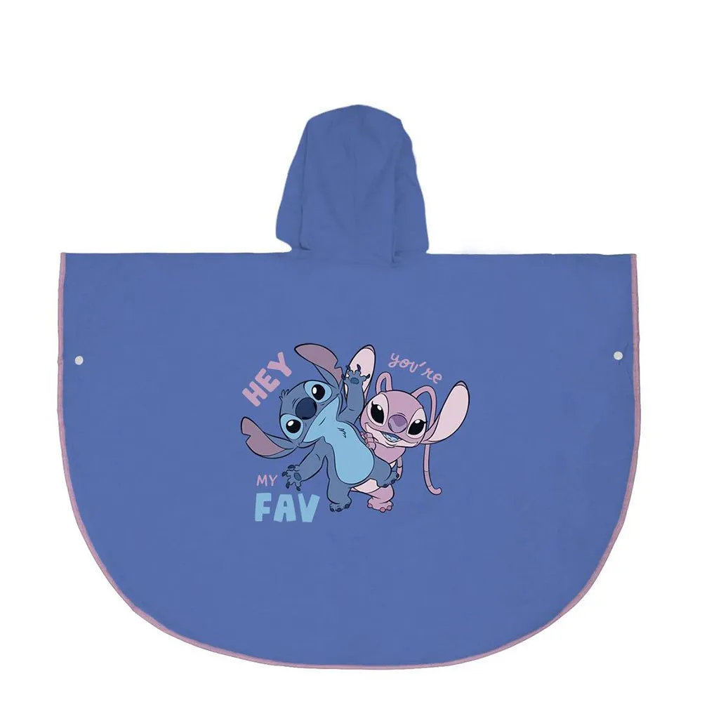 Cerda Group Stitch Poncho, Blue, 3-4Y