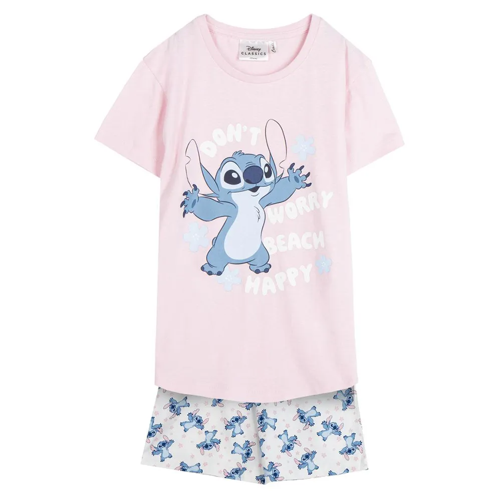 Cerda Group Stitch Pyjamas, Pink, 12Y