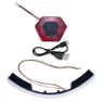 CGM 890a Sentiero Led Hjelmlys, White / red