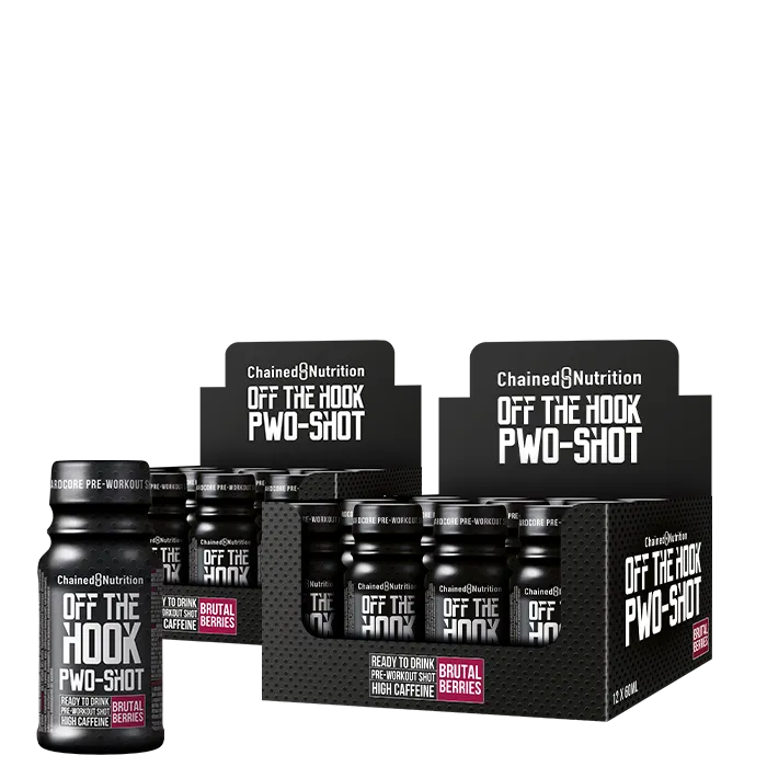 Chained Nutrition 24 x Off The Hook PWO-Shot, 60ml