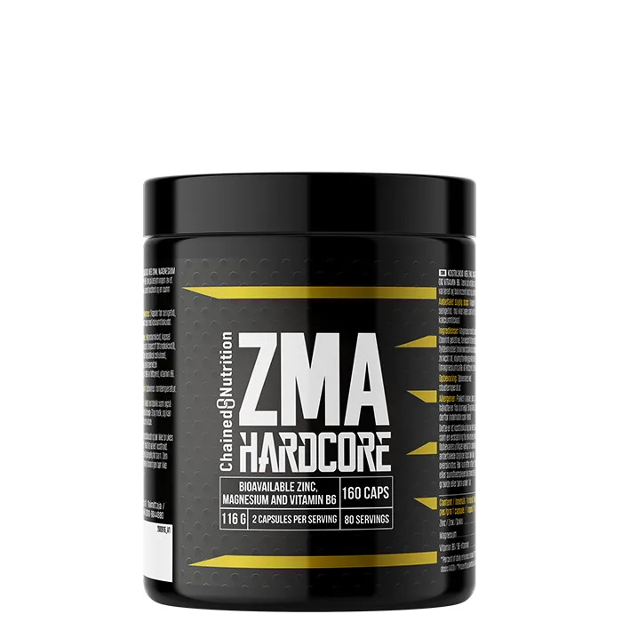 Chained Nutrition ZMA Hardcore 160 kapsler, 160 kapsler