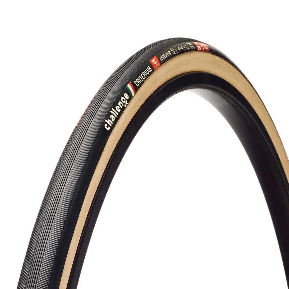 Challenge Criterium Tubular 700c X Stiv Racerdekk 25 Mm, Black / white, 700C x 25, Sykkeldekk Challenge Criterium Tubular 700c X Stiv Racerdekk 25 Mm, Black / white, 700C x 25, Sykkeldekk