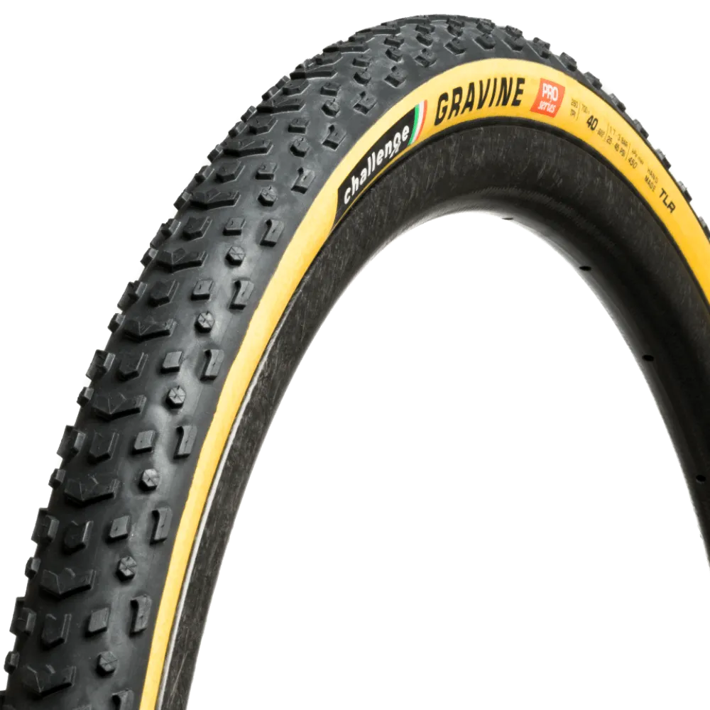 Challenge Gravine Pro Tubeless Ready 700 x 45C Tan, Sykkeldekk Challenge Gravine Pro Tubeless Ready 700 x 45C Tan, Sykkeldekk